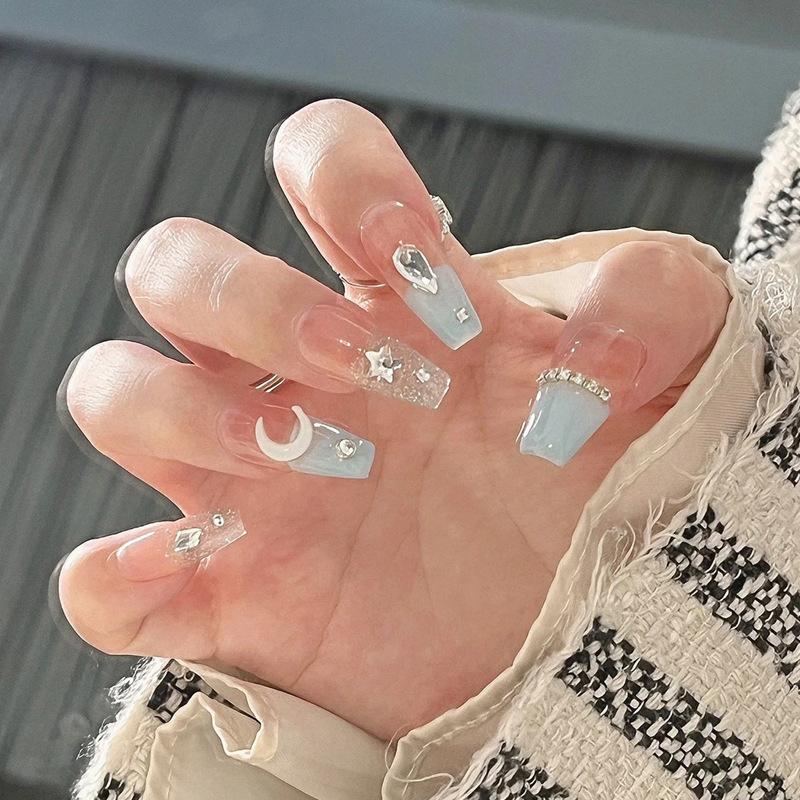 Wear Armor Jelly Glue Типсы для ногтей Средней длины Голубые французские накладки для ногтей XINGX Готовые ногти Красота
Wear Armor Jelly Glue Типсы для ногтей Средней длины Голубые французские накладки для ногтей XINGX Готовые ногти Красота