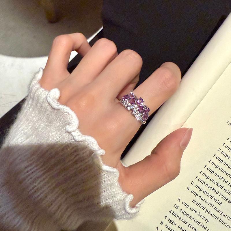 Natural Crystal Stone S925 Sterling Silver Ring Women s Adjustable Premium Group Set Natural Stone adjustable opening
Natural Crystal Stone S925 Sterling Silver Ring Women s Adjustable Premium Group Set Natural Stone adjustable opening