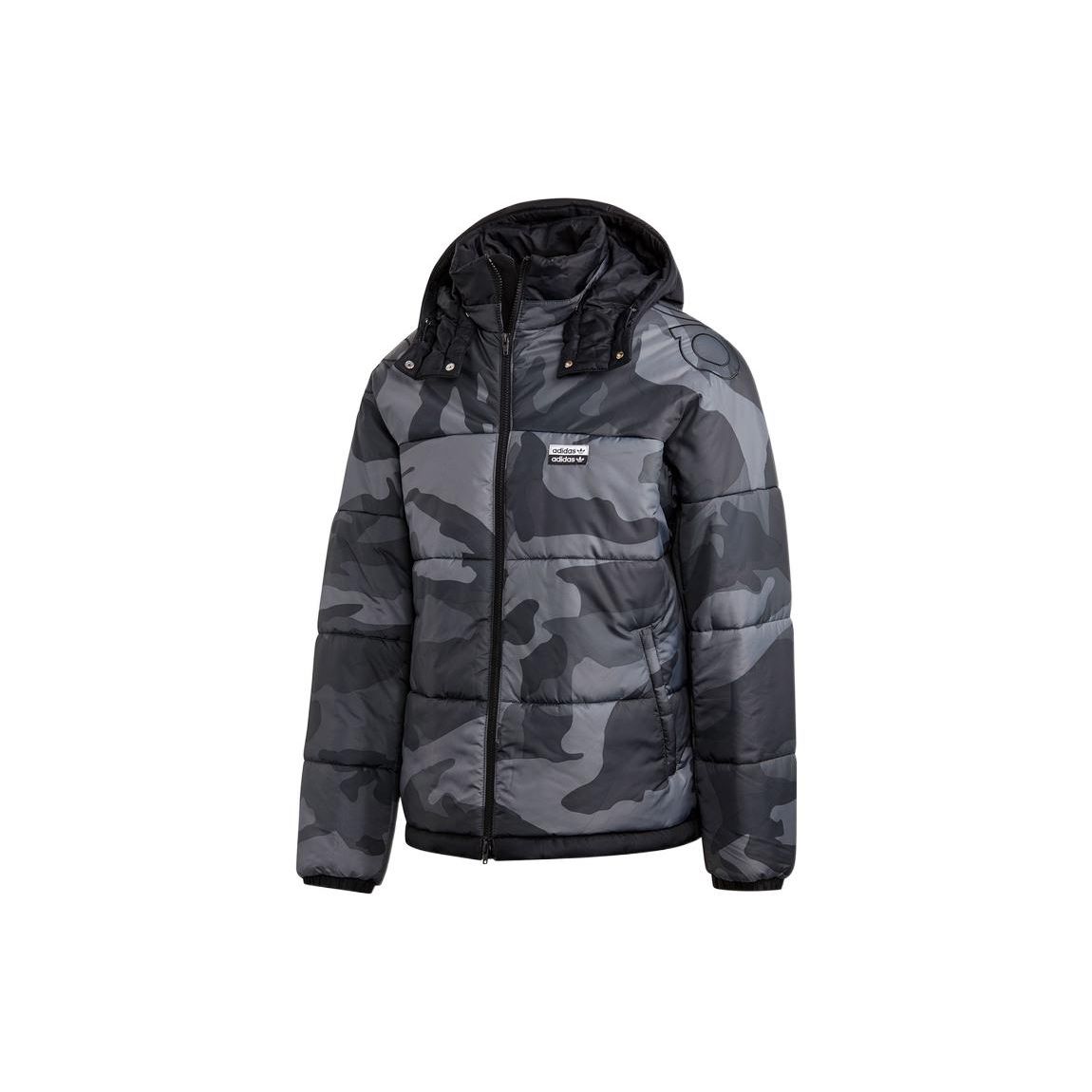 Adidas Мужская куртка из хлопка с камуфляжным принтом и буквенным логотипом Originals, серая ED7183 XS
Adidas Мужская куртка из хлопка с камуфляжным принтом и буквенным логотипом Originals, серая ED7183 XS