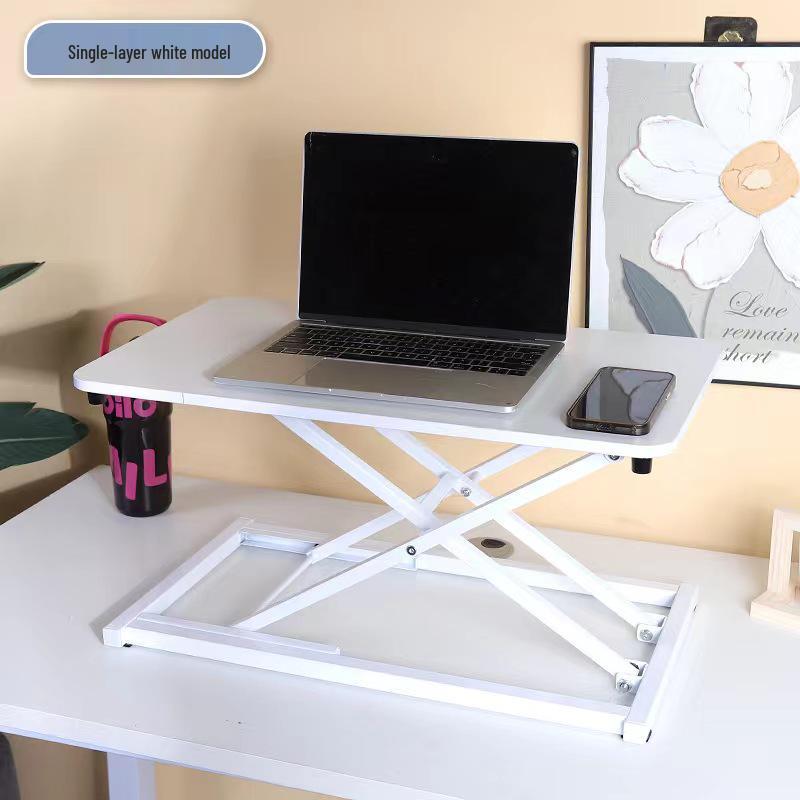 Adjustable Pneumatic Standing Desk for Laptops: Compact, Portable & Height-Adjustable See Color Image
Adjustable Pneumatic Standing Desk for Laptops: Compact, Portable & Height-Adjustable See Color Image