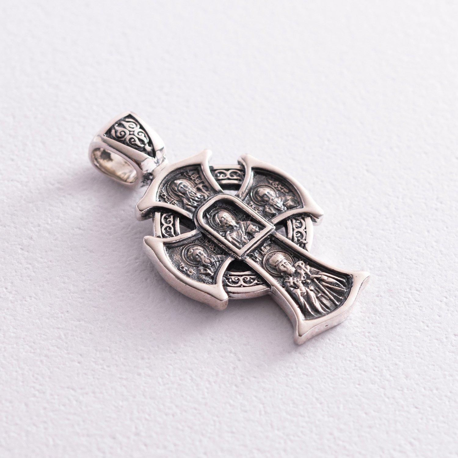 Срібний православний хрест із чорнінням Oniks срібний
Срібний православний хрест із чорнінням Oniks срібний