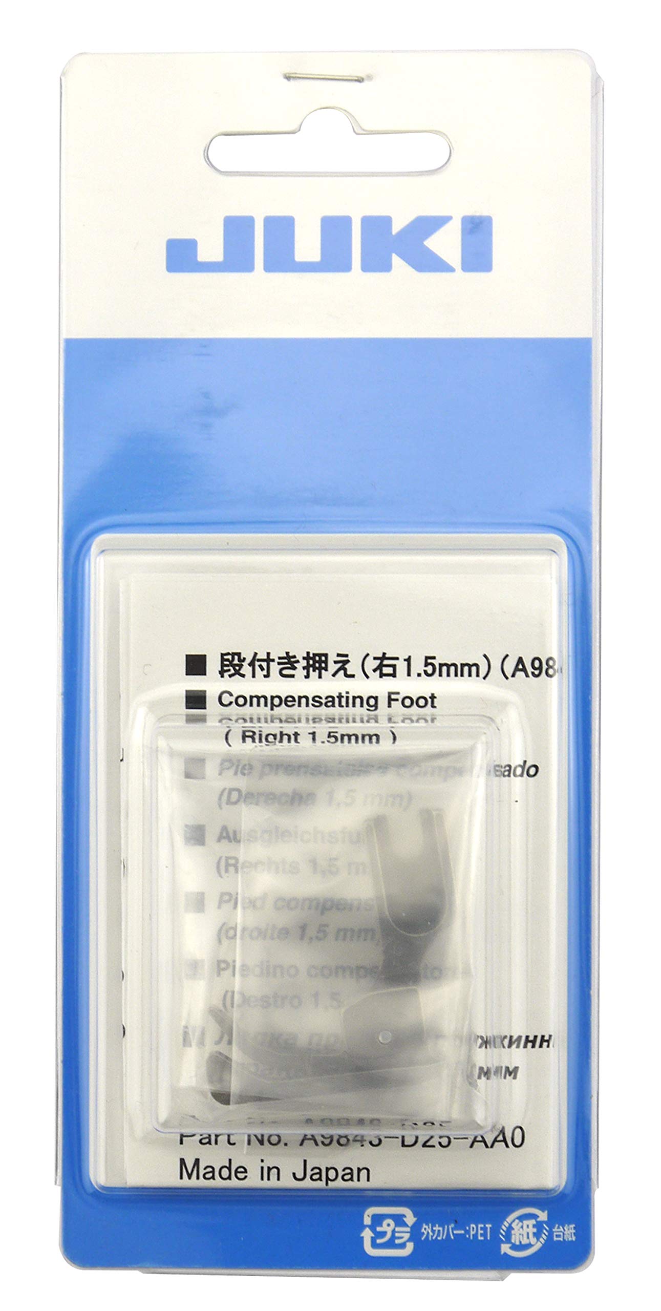 Juki Compensating Foot (Right 1.5MM), Industrial Fit Juki,Babylock,Brother,Janome,Juki,Kenmore,Pfaff,Viking Sewing Machine #A9843D25AA0
Juki Compensating Foot (Right 1.5MM), Industrial Fit Juki,Babylock,Brother,Janome,Juki,Kenmore,Pfaff,Viking Sewing Machine #A9843D25AA0