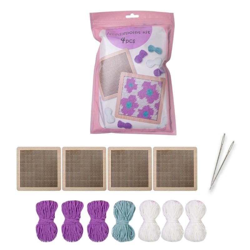 Needlepoint Kits Crochet Starter Kits for Adult Flower Coaster Crochet Kits with Crochet Hook Needlepoint Starter Kits
Needlepoint Kits Crochet Starter Kits for Adult Flower Coaster Crochet Kits with Crochet Hook Needlepoint Starter Kits