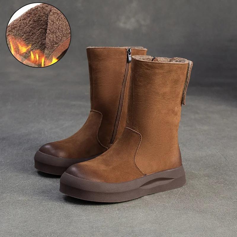 Johnature Чоботи до середини ікри Плюшеві Теплі З натуральної шкіри Бавовняні Чоботи Ретро Універсальне Жіноче Взуття 40 хакі
Johnature Чоботи до середини ікри Плюшеві Теплі З натуральної шкіри Бавовняні Чоботи Ретро Універсальне Жіноче Взуття 40 хакі