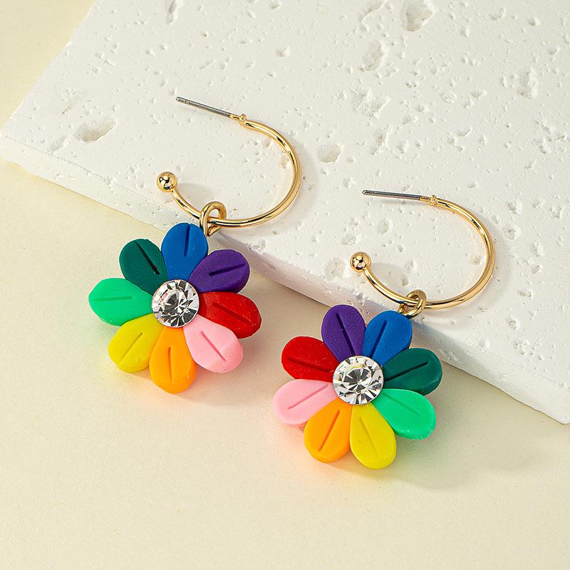 Colorful Flower Stud Earrings - Japanese & Korean Style, Sweet & Simple Summer Design for Women
Colorful Flower Stud Earrings - Japanese & Korean Style, Sweet & Simple Summer Design for Women