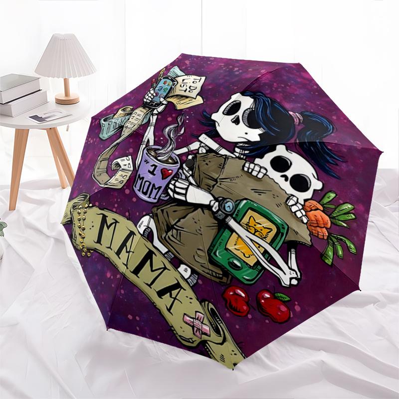 1pc Skeletons Design Automatic Opening and Closing Umbrella - Small Umbrella Suitable for Various Occasions, Portable 3-Fold Small Umbrella for Men an
1pc Skeletons Design Automatic Opening and Closing Umbrella - Small Umbrella Suitable for Various Occasions, Portable 3-Fold Small Umbrella for Men an