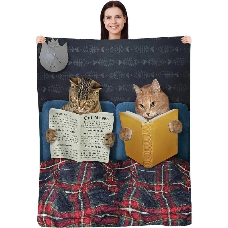 Cute cat pattern Flannel printed blanket suitable for all seasons suitable for living room office sofa and travel 75x100cm
Cute cat pattern Flannel printed blanket suitable for all seasons suitable for living room office sofa and travel 75x100cm