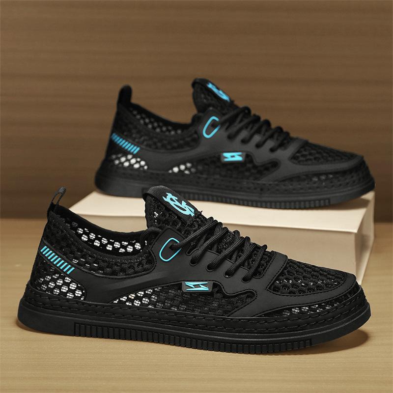 2025 summer new mesh large mesh transparent breathable board shoes men s solid color versatile low-top sports men s shoes 39 синій
2025 summer new mesh large mesh transparent breathable board shoes men s solid color versatile low-top sports men s shoes 39 синій