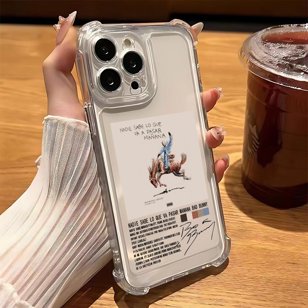 Bad Bunny X 100pre Bunny Logo Phone Case For iPhone 17 16 15 14 13 12 11 Pro Max XS X XR 7 8 SE Anti Transparent Cover iPhone17
Bad Bunny X 100pre Bunny Logo Phone Case For iPhone 17 16 15 14 13 12 11 Pro Max XS X XR 7 8 SE Anti Transparent Cover iPhone17