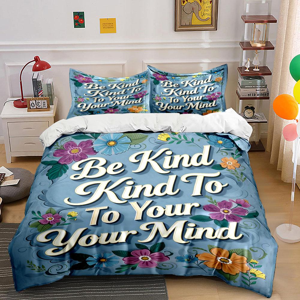 Floral pattern with text. Bedding sets Duvet cover sets Duvet covers Pillowcases(1 * Duvet Cover 2 * Pillowcases, without duvet insert) 135x200cm
Floral pattern with text. Bedding sets Duvet cover sets Duvet covers Pillowcases(1 * Duvet Cover 2 * Pillowcases, without duvet insert) 135x200cm