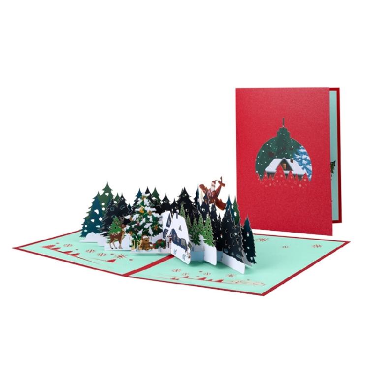 3D Christmas Themed Popup Greeting Card Festival Gifts Postcard Forests Scene Card with Envelope Parties Supplies 1
3D Christmas Themed Popup Greeting Card Festival Gifts Postcard Forests Scene Card with Envelope Parties Supplies 1