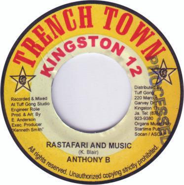 7inch Record ANTHONY B - Rastafari And Music NONE Trench Town Kin Jamaica Reggae, Ska & Dub Used
7inch Record ANTHONY B - Rastafari And Music NONE Trench Town Kin Jamaica Reggae, Ska & Dub Used