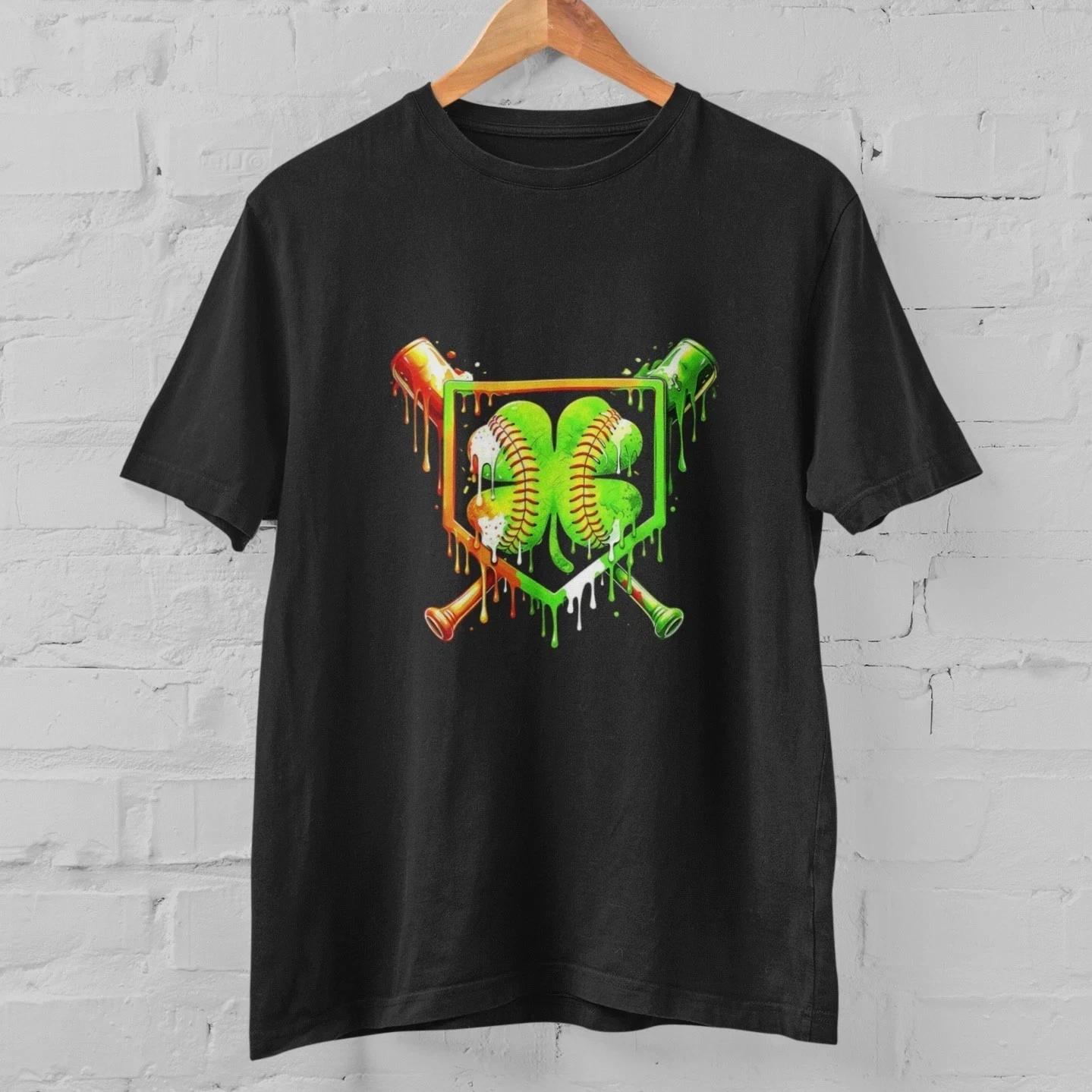 St Patricks Day Baseball Shirt Shamrock Clover Bat Lucky Tee S-5XL Unisex Cotton 2XL
St Patricks Day Baseball Shirt Shamrock Clover Bat Lucky Tee S-5XL Unisex Cotton 2XL