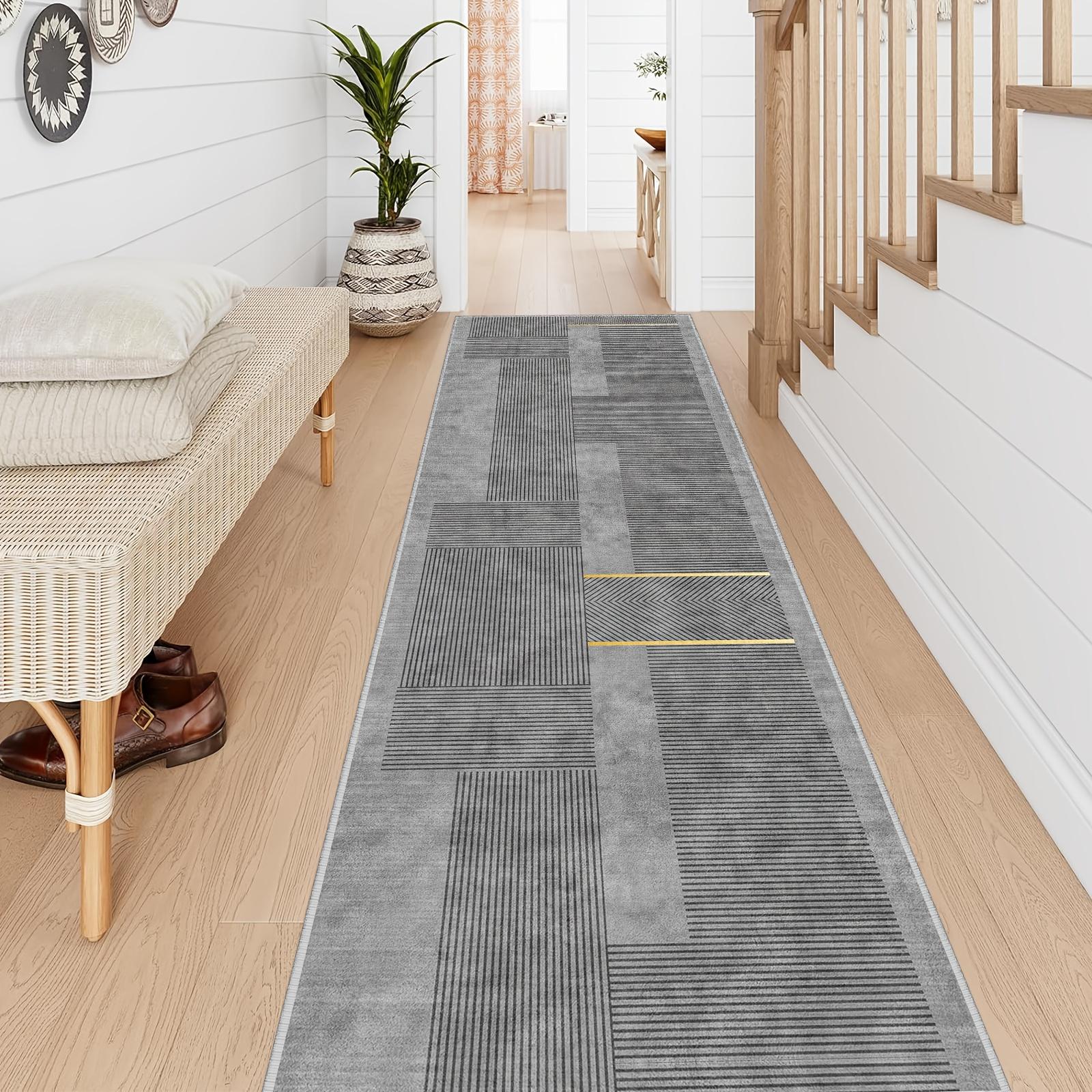 VIKAMA Modern Geometric Lines Corridor Carpet Non-Slip Easy Clean Mat Bedroom Living Room Kitchen Carpet Home Decoration 60x120cm 24x47inch
VIKAMA Modern Geometric Lines Corridor Carpet Non-Slip Easy Clean Mat Bedroom Living Room Kitchen Carpet Home Decoration 60x120cm 24x47inch
