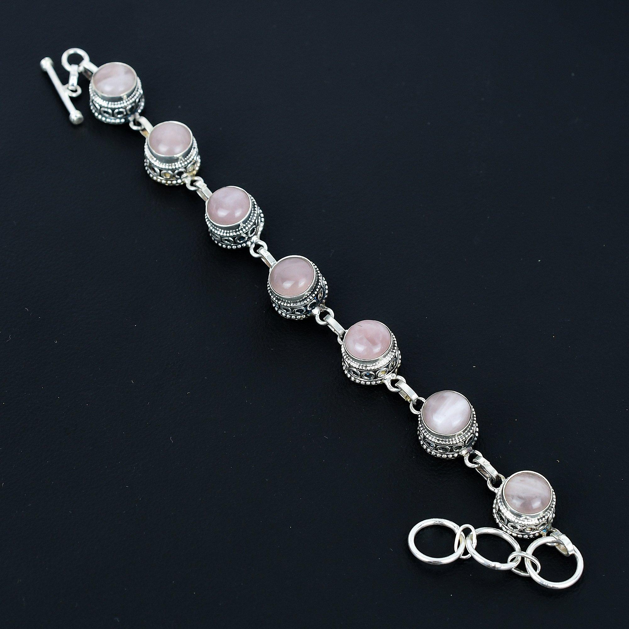 Натуральный браслет из розового кварца, браслет из стерлингового серебра 925 пробы, браслет с регулируемой цепочкой, браслет ручной работы в стиле бохо, ювелирные украшения с драгоценными камнями, подарки на помолвку 8 розовый
Натуральный браслет из розового кварца, браслет из стерлингового серебра 925 пробы, браслет с регулируемой цепочкой, браслет ручной работы в стиле бохо, ювелирные украшения с драгоценными камнями, подарки на помолвку 8 розовый