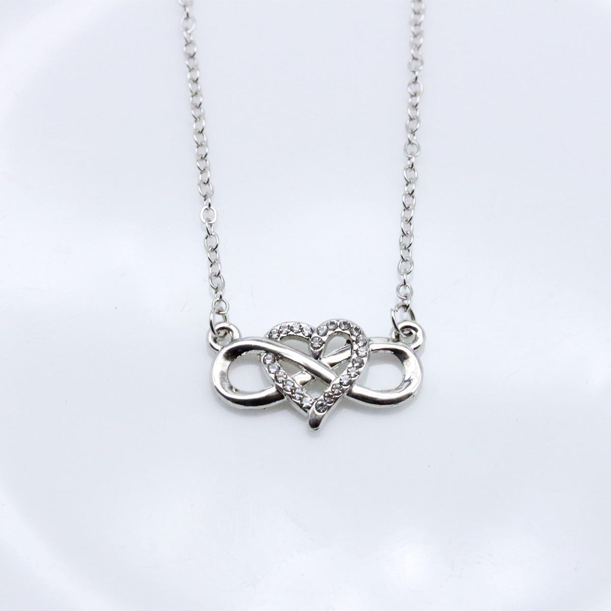 Ожерелье с подвеской в виде сердца и бесконечности, инкрустированное стразами для женщин, ювелирные изделия в форме сердца, подарки на годовщину дня рождения для всех женщин и девочек белый
Ожерелье с подвеской в виде сердца и бесконечности, инкрустированное стразами для женщин, ювелирные изделия в форме сердца, подарки на годовщину дня рождения для всех женщин и девочек белый