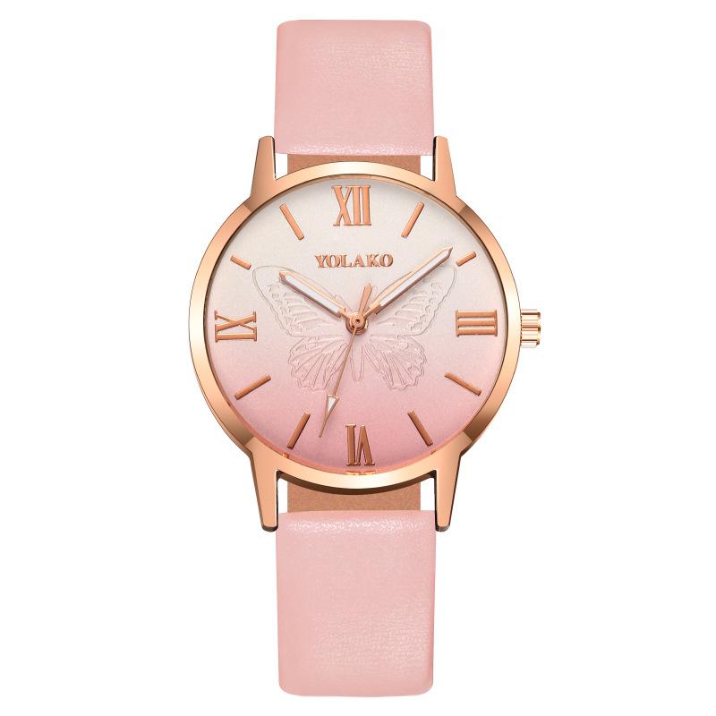 Жіночий годинник, жіночий годинник, кварцовий годинник з ременем і модним метеликом рожевий
Жіночий годинник, жіночий годинник, кварцовий годинник з ременем і модним метеликом рожевий