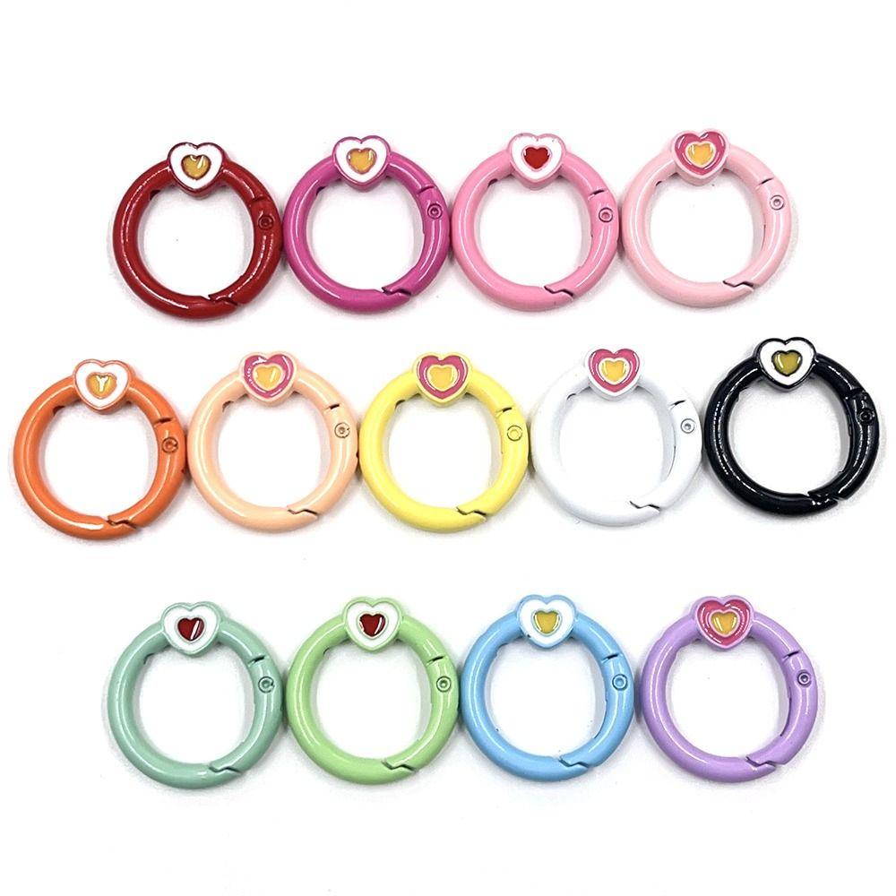 Heart-shaped Circular Opening Colored Oil Painted Circular Ring Buckle Fashion Spring Coil Bag чорний
Heart-shaped Circular Opening Colored Oil Painted Circular Ring Buckle Fashion Spring Coil Bag чорний