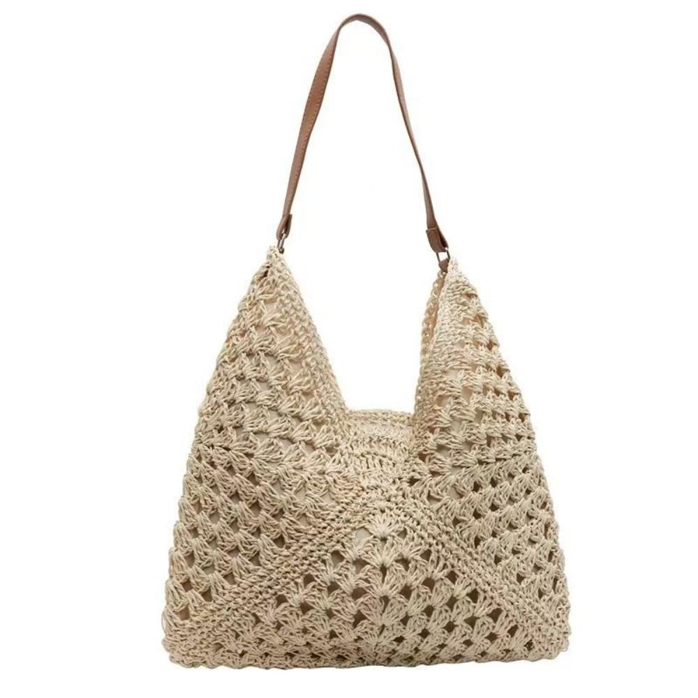 New Hollow-out Design Weaving Clutches Weaving Texture Large Capacity Underarm Bag Polyester Ladies Handbag Summer Season бежевый
New Hollow-out Design Weaving Clutches Weaving Texture Large Capacity Underarm Bag Polyester Ladies Handbag Summer Season бежевый