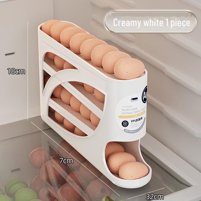 Ящик для хранения яиц: Пищевой, роликовый слайдер для двери холодильника, предотвращает появление запаха
Ящик для хранения яиц: Пищевой, роликовый слайдер для двери холодильника, предотвращает появление запаха