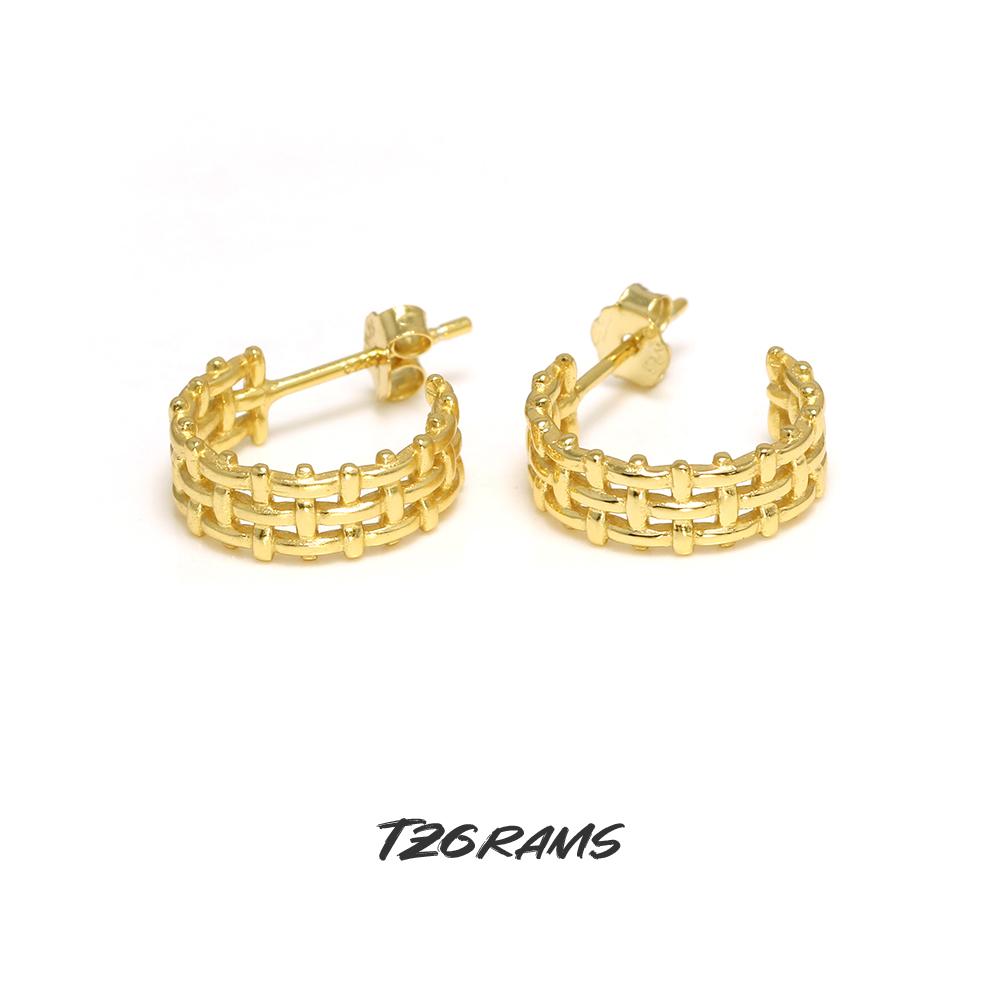 2023 New 925 Real Silver Woven C-shaped Simple Earrings Unique Design Korean Trendy Birthday Party Jewelry Gift
2023 New 925 Real Silver Woven C-shaped Simple Earrings Unique Design Korean Trendy Birthday Party Jewelry Gift