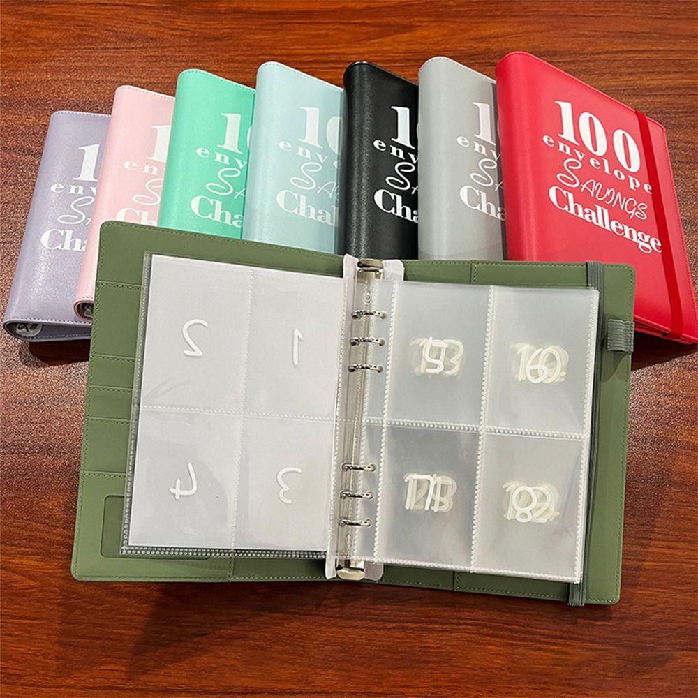 Leather Envelopes Savings Challenges Sheets A5 Budget Binder for Budgeting and Saving Money темно-зелений колір
Leather Envelopes Savings Challenges Sheets A5 Budget Binder for Budgeting and Saving Money темно-зелений колір
