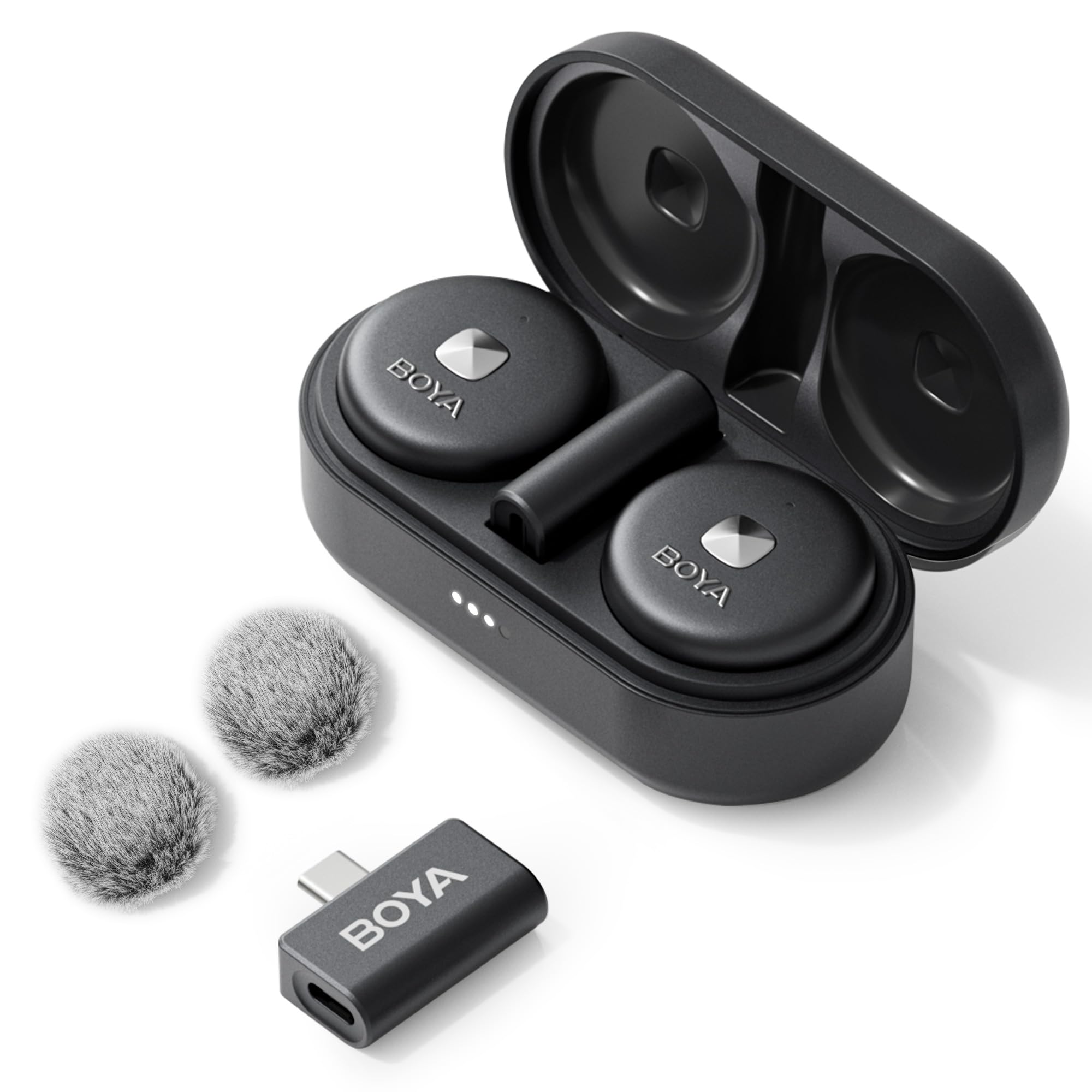 BOYA Omic-U Android Smartphone Pin Microphone Wireless with Magnetic Clip Wireless Charging 48KHz HD Sound Quality Omnidirectional Noise Cancellation
BOYA Omic-U Android Smartphone Pin Microphone Wireless with Magnetic Clip Wireless Charging 48KHz HD Sound Quality Omnidirectional Noise Cancellation