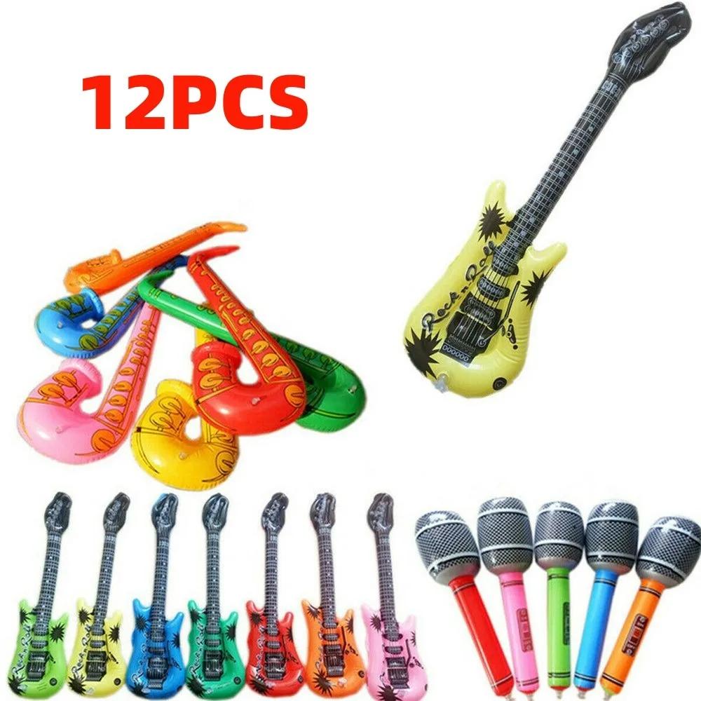 12Pcs Inflatable Instruments Plaything Music Balloons Set Simulation Instrument Guitars Saxophones Microphones Party Kids Toys
12Pcs Inflatable Instruments Plaything Music Balloons Set Simulation Instrument Guitars Saxophones Microphones Party Kids Toys