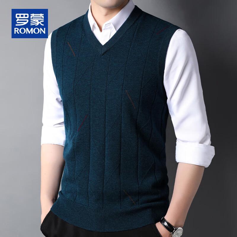 ROMON Мужской жилет-свитер с V-образным вырезом из 100% шерсти 2XL
ROMON Мужской жилет-свитер с V-образным вырезом из 100% шерсти 2XL