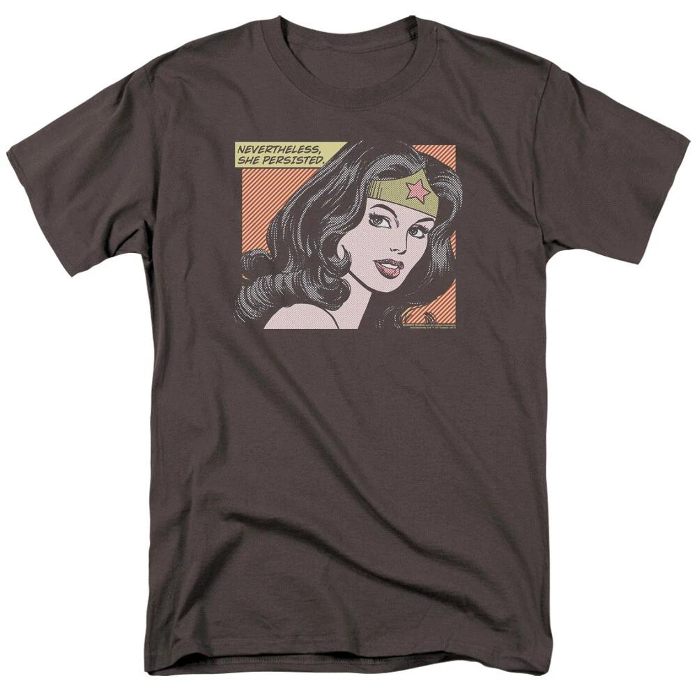 Wonder Woman She Persisted T-Shirt - Regular or Tank - to 5X XL
Wonder Woman She Persisted T-Shirt - Regular or Tank - to 5X XL