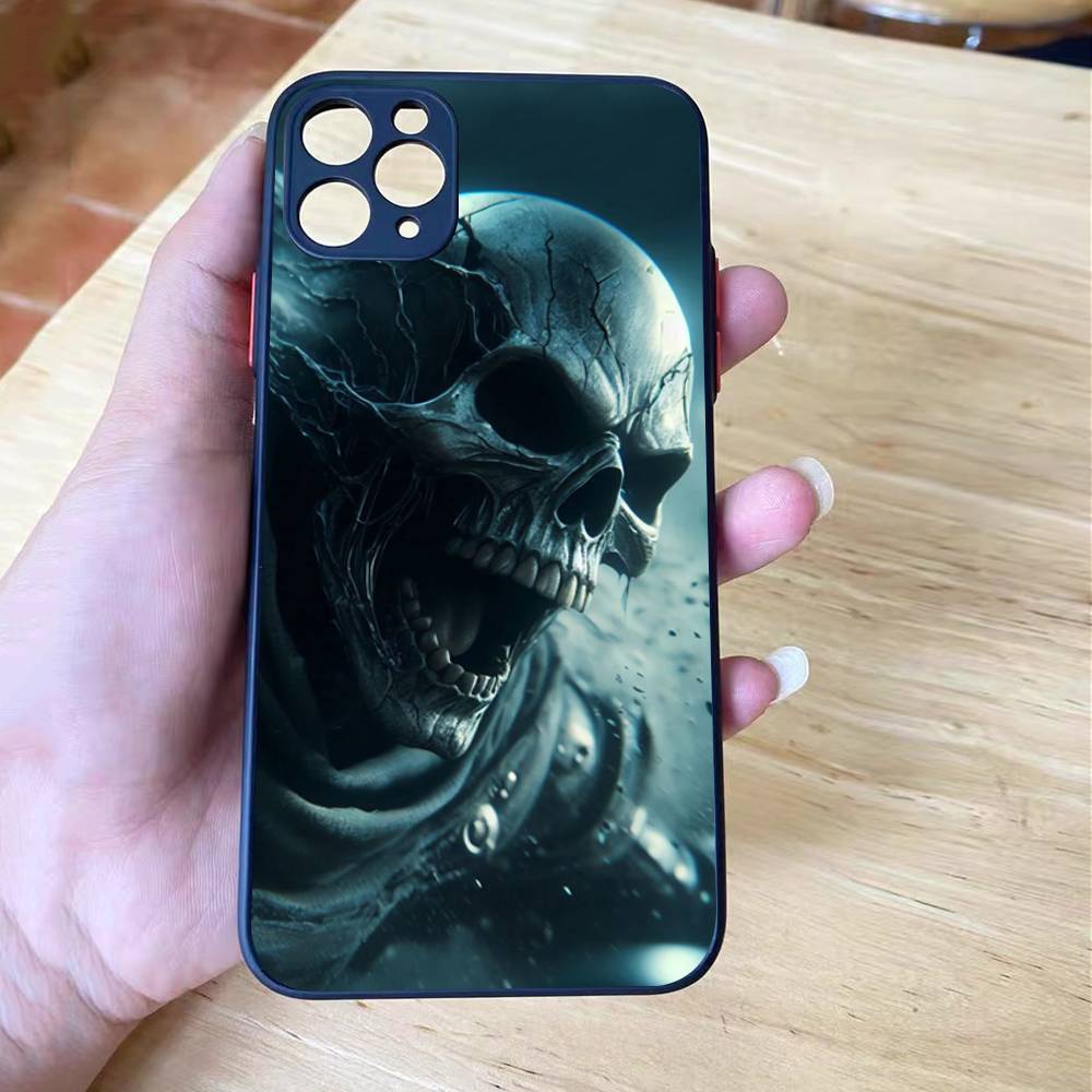 Terror Black Skull frosted Shockproof For iPhone 16 15 11 12 13 14 Pro Max X XSMAX Mini Phone Case iPhone 16pro max
Terror Black Skull frosted Shockproof For iPhone 16 15 11 12 13 14 Pro Max X XSMAX Mini Phone Case iPhone 16pro max