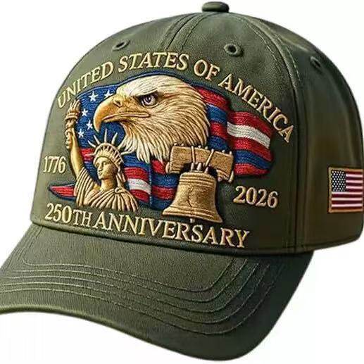 USA 250th Anniversary Commemorative Hat USA Patriotic Baseball Cap Eagle Flag Embroidered Baseball Hats Gift for Dad & Veterans Adjustable& 8Y армія зелений колір
USA 250th Anniversary Commemorative Hat USA Patriotic Baseball Cap Eagle Flag Embroidered Baseball Hats Gift for Dad & Veterans Adjustable& 8Y армія зелений колір