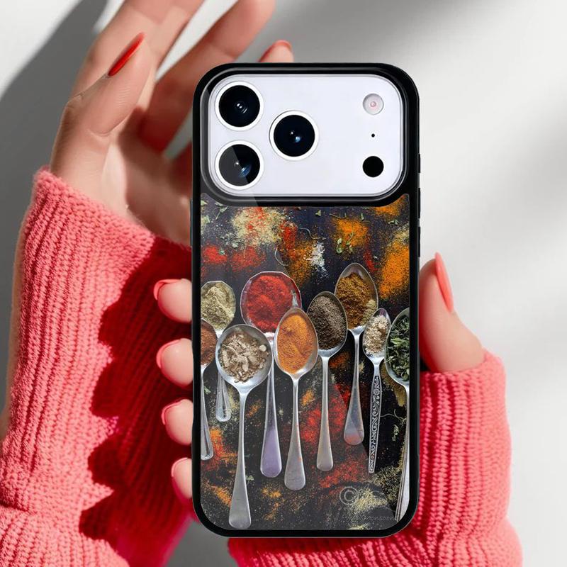 Spices Seasoning Cooking Chef Phone Case for iPhone 17 Air 16e 15 14 13 Pro Max Back Cover for 12 11 Pro Coque iPhone 12 Pro Max
Spices Seasoning Cooking Chef Phone Case for iPhone 17 Air 16e 15 14 13 Pro Max Back Cover for 12 11 Pro Coque iPhone 12 Pro Max