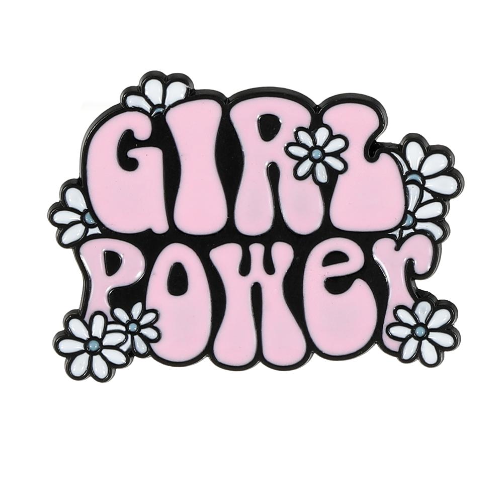 Pink Letter Girl Power Design Enamel Brooches Feminist Badge Women Clothes Backpack Bag Dress Pins
Pink Letter Girl Power Design Enamel Brooches Feminist Badge Women Clothes Backpack Bag Dress Pins