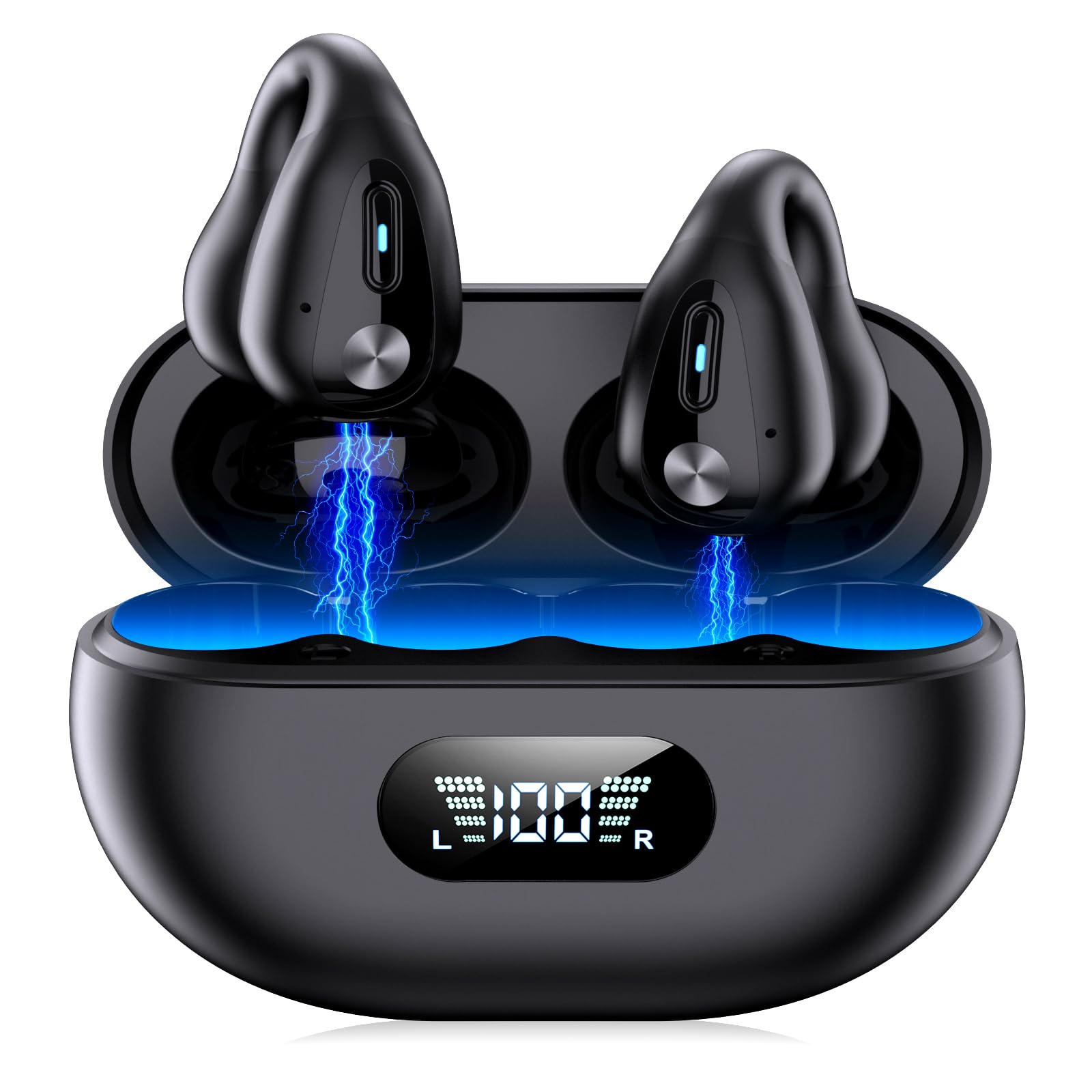 Беспроводные наушники Bluetooth наушники спортивного типа беспроводные наушники беспроводная зарядка совместимы с двойным светодиодным дисплеем питания водонепроницаемые
Беспроводные наушники Bluetooth наушники спортивного типа беспроводные наушники беспроводная зарядка совместимы с двойным светодиодным дисплеем питания водонепроницаемые