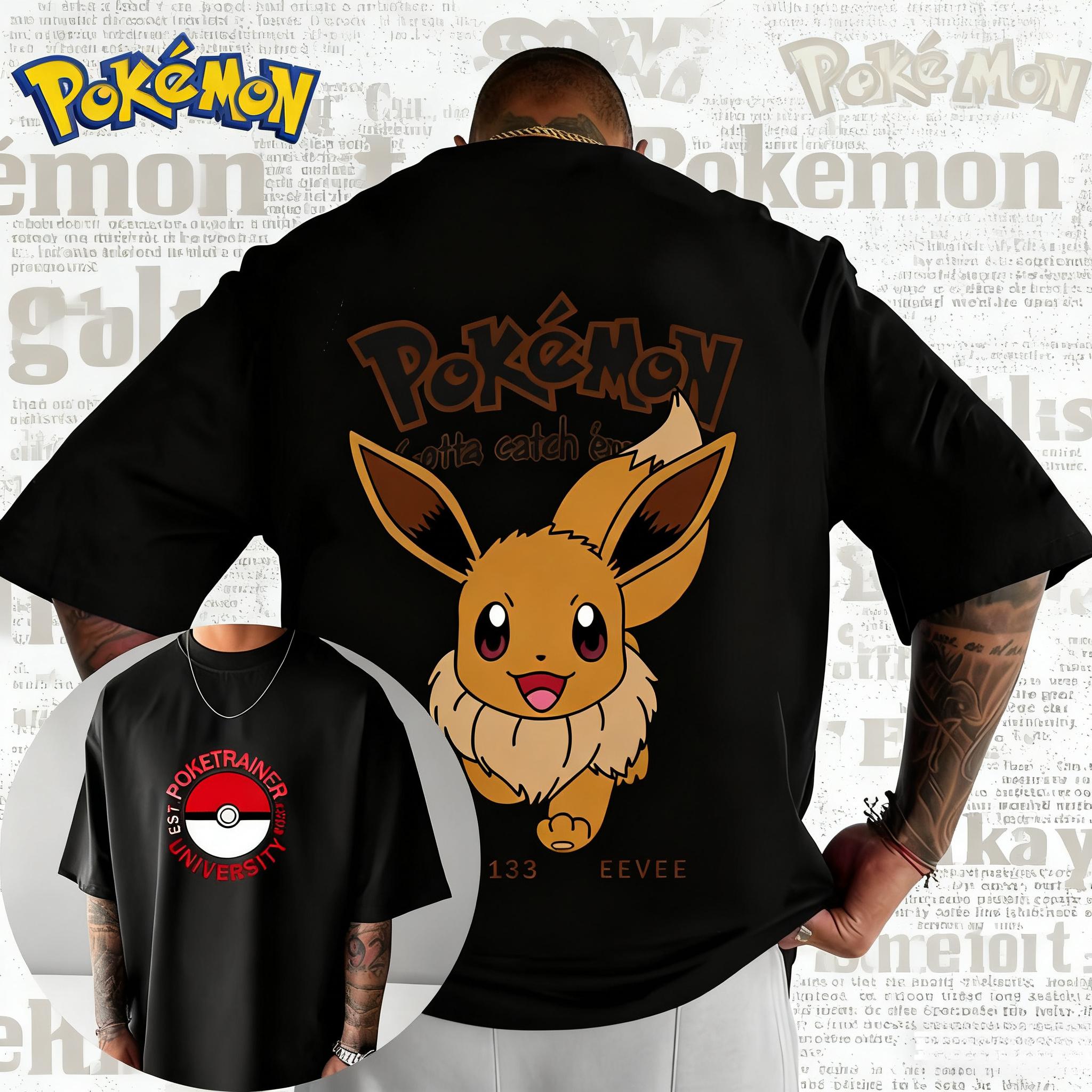 2025 Summer Pokémon Anime Eevee Brand 100Pure Cotton Printed Tshirt Men Harajuku Loose Casual Versatile Shortsleeved Y2k M
2025 Summer Pokémon Anime Eevee Brand 100Pure Cotton Printed Tshirt Men Harajuku Loose Casual Versatile Shortsleeved Y2k M