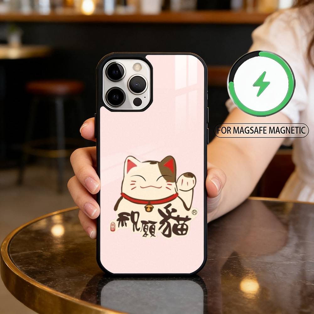 C-Cartoon Lucky Cat Phone Case For iPhone17,16,15,14,13,12,11 Plus,Pro Max Magnetic For Magsafe Wireless Charging iPhone17Pro
C-Cartoon Lucky Cat Phone Case For iPhone17,16,15,14,13,12,11 Plus,Pro Max Magnetic For Magsafe Wireless Charging iPhone17Pro
