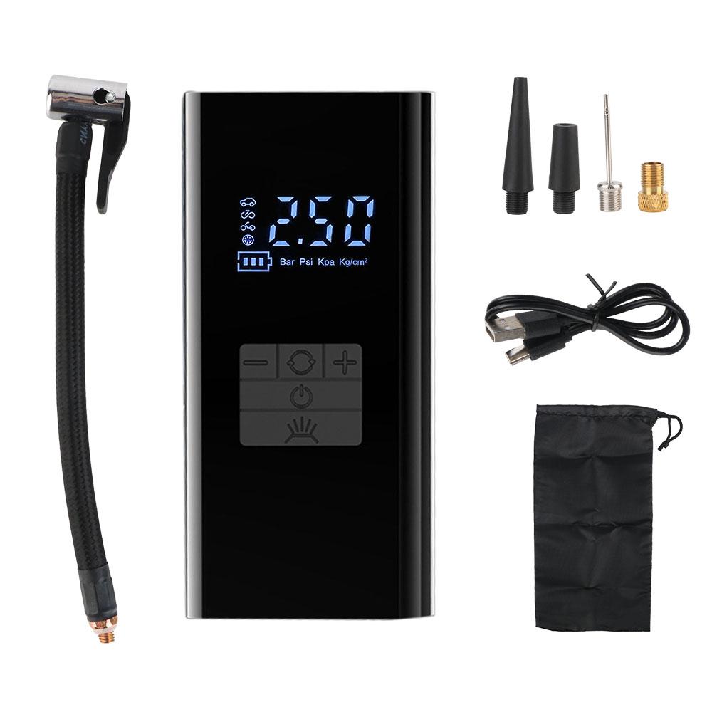 Воздушный компрессор цифровой со светодиодной подсветкой беспроводной JN058 портативный насос для накачивания шин ЖК-дисплей портативный манометр для шин чёрный
Воздушный компрессор цифровой со светодиодной подсветкой беспроводной JN058 портативный насос для накачивания шин ЖК-дисплей портативный манометр для шин чёрный