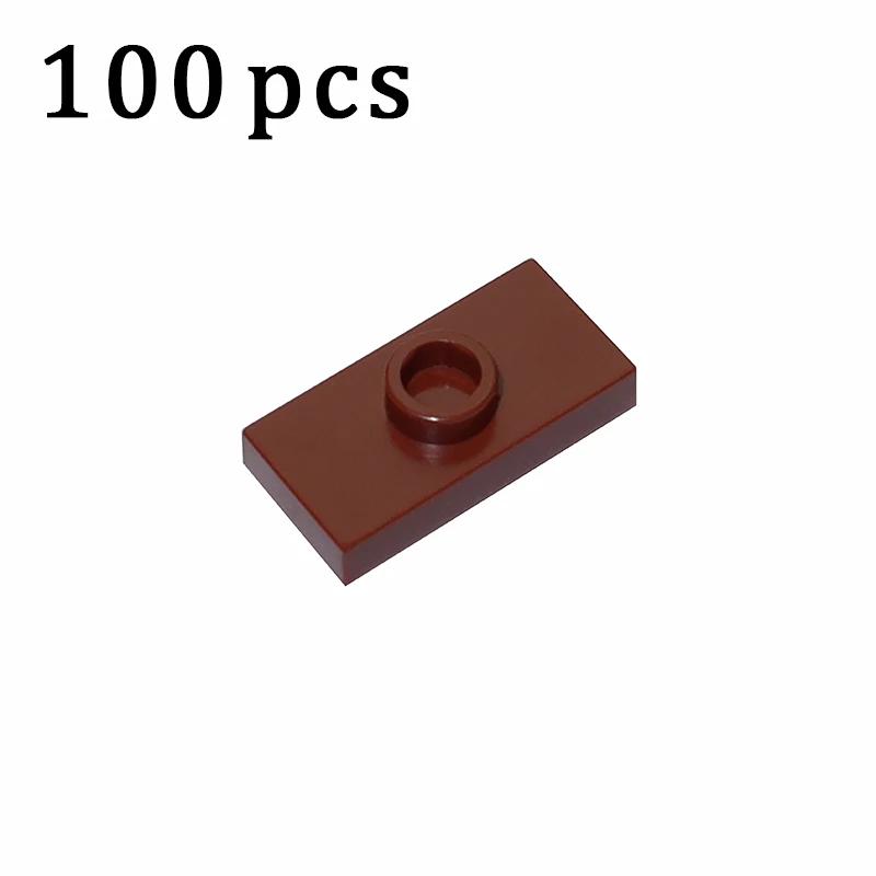 100PCS 15573 3794 1x2 with 1 Stud Plate Board Parts Building Block Assemble Particles Compatible with Changeover Creative Bricks коричневий
100PCS 15573 3794 1x2 with 1 Stud Plate Board Parts Building Block Assemble Particles Compatible with Changeover Creative Bricks коричневий