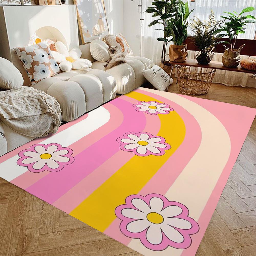 Kawaii Rainbow Pattern Carpet for Children s Room Cute Area Rug Home Decoration Non-slip Doormat Bedside Floor Washable Mat 40x60cm
Kawaii Rainbow Pattern Carpet for Children s Room Cute Area Rug Home Decoration Non-slip Doormat Bedside Floor Washable Mat 40x60cm