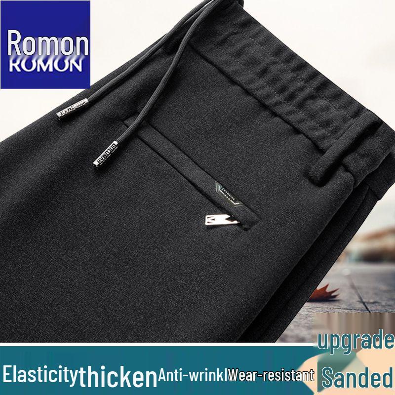 Мужские повседневные брюки Romon высокого класса на флисовой подкладке с эластичной талией - Матовые, Утепленные, Прямого кроя, Свободной посадки для осени/зимы 4XL (170-190 lbs)
Мужские повседневные брюки Romon высокого класса на флисовой подкладке с эластичной талией - Матовые, Утепленные, Прямого кроя, Свободной посадки для осени/зимы 4XL (170-190 lbs)