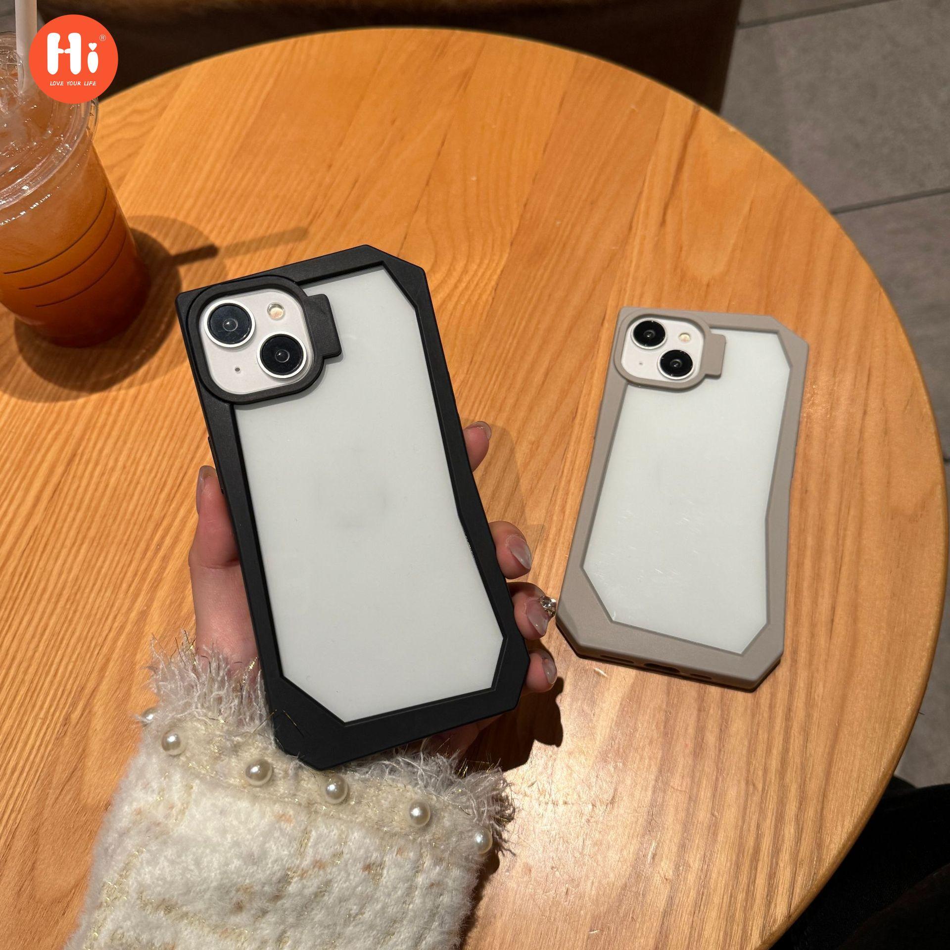 Creative irregular edge application Apple 14 mobile phone case anti-drop iPhone15 simple 13Promax silicone hard case
Creative irregular edge application Apple 14 mobile phone case anti-drop iPhone15 simple 13Promax silicone hard case