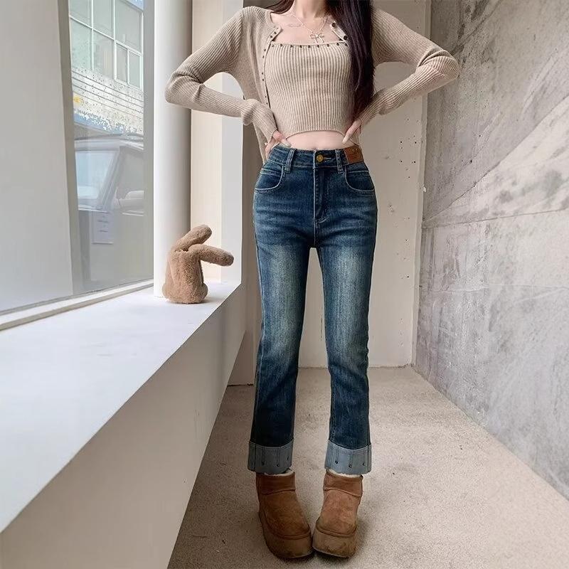 Plus Size High Waist Stretch Retro Jeans for Women - Slimming Nine-Point Cigarette Pants 4XL синий
Plus Size High Waist Stretch Retro Jeans for Women - Slimming Nine-Point Cigarette Pants 4XL синий