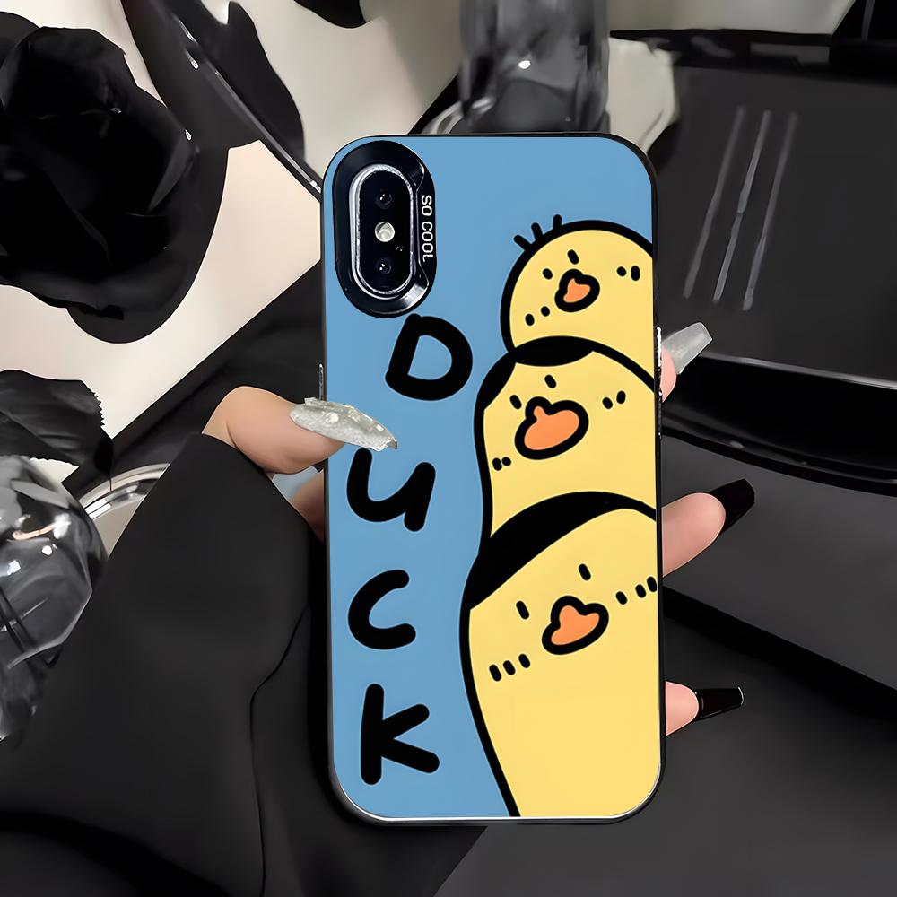 Cute Cartoon Duck Phone Case For IPhone 17 Air 16 E 15 14 Plus 13 12 11 Pro Max Colored Silver Cover iPhone 16 Pro
Cute Cartoon Duck Phone Case For IPhone 17 Air 16 E 15 14 Plus 13 12 11 Pro Max Colored Silver Cover iPhone 16 Pro