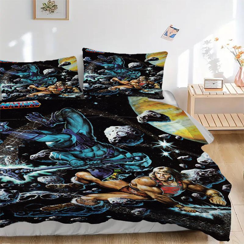 Masters of the Universe Cosmic Battle Bedding Set Comforter Cover Gift for Bedroom,Includes 1 Cover and 2 Pillowcases, No InsertB509 135x200cm
Masters of the Universe Cosmic Battle Bedding Set Comforter Cover Gift for Bedroom,Includes 1 Cover and 2 Pillowcases, No InsertB509 135x200cm