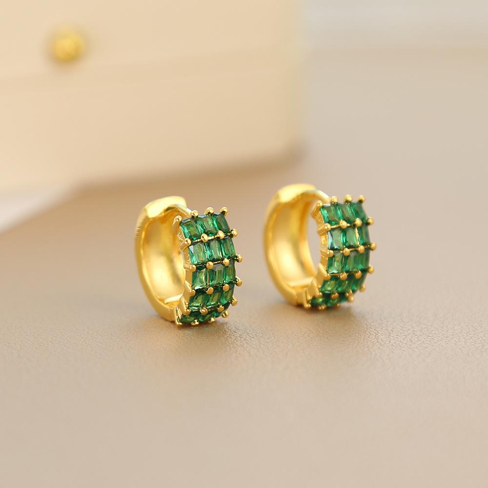 Персонализированные серьги из циркония в стиле Heavy Industry, легкие серьги класса люкс, женские модные маленькие ароматные застежки-пряжки 14k зелёный
Персонализированные серьги из циркония в стиле Heavy Industry, легкие серьги класса люкс, женские модные маленькие ароматные застежки-пряжки 14k зелёный