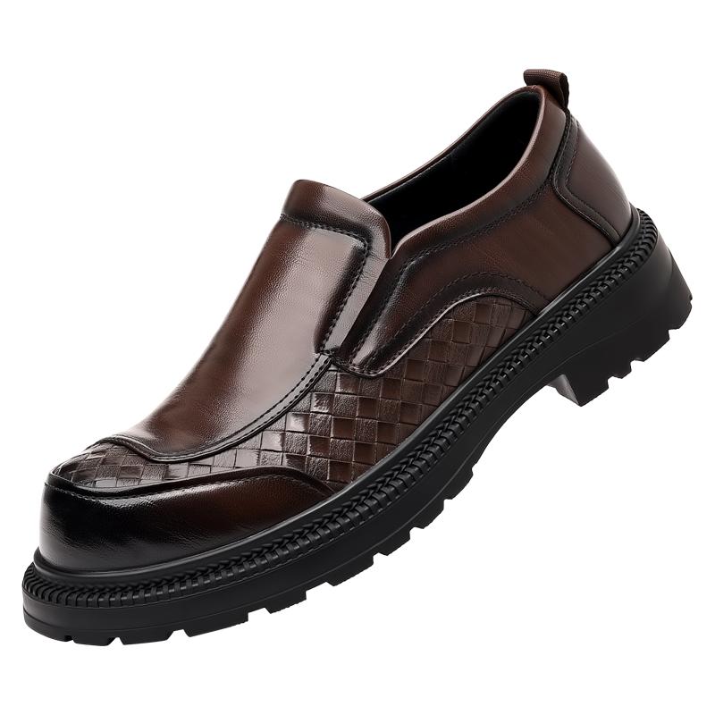 Fashion Classic Brand Men s Leather Casual Shoes Thick Soled Height Increasing Brogue Shoes Elegant Brown Banquet Dress Shoes for Men’s 38
Fashion Classic Brand Men s Leather Casual Shoes Thick Soled Height Increasing Brogue Shoes Elegant Brown Banquet Dress Shoes for Men’s 38