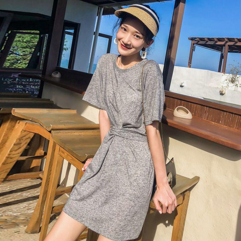 Basic Style European and American Style Minimalist Short High Waist Skirt Gray short M
Basic Style European and American Style Minimalist Short High Waist Skirt Gray short M