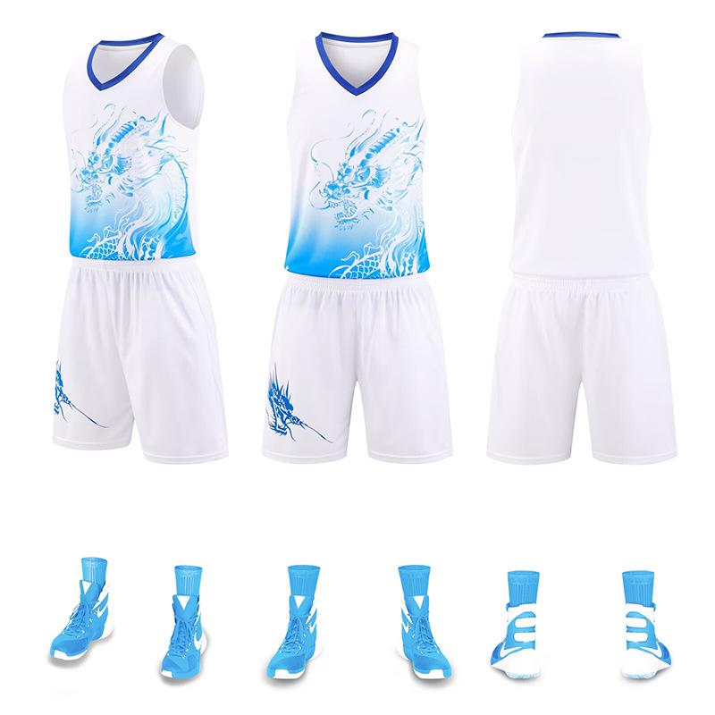 Dragon Pattern Basketball and Dragon Boat Team Uniform Set for Men and Women: Competition Training Gear for Duanwu Festival 5XL
Dragon Pattern Basketball and Dragon Boat Team Uniform Set for Men and Women: Competition Training Gear for Duanwu Festival 5XL
