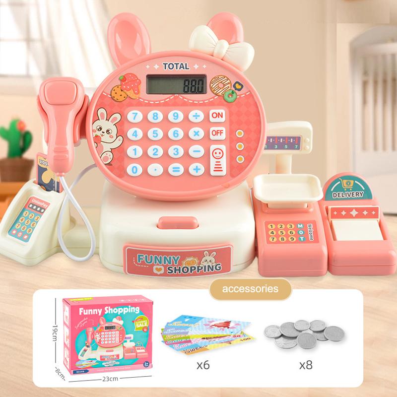 Kids Shopping Cash Register Toys Mini market Receiver Set Calculation Checkout Counter Toy Bithtday Christmas Gifts
Kids Shopping Cash Register Toys Mini market Receiver Set Calculation Checkout Counter Toy Bithtday Christmas Gifts